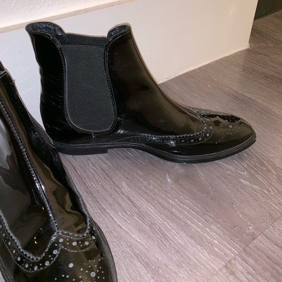 Diesel black boots in size 38 worn once - Picture 2 of 5